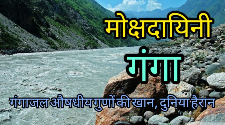 मोक्षदायिनी गंगा RIVER भागीरथी औषधीय गुणों की खान, दुनिया हैरान