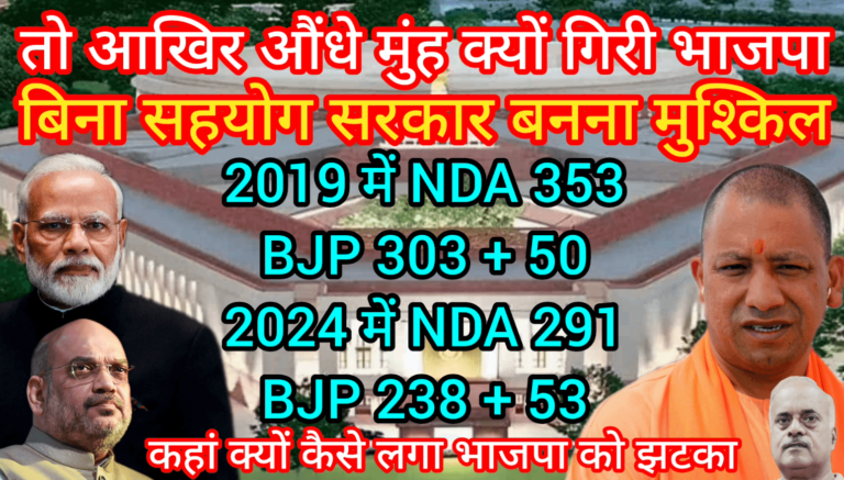 तो आखिर औंधे मुंह क्यों गिरी भाजपा बिना सहयोग सरकार बनना मुश्किल
