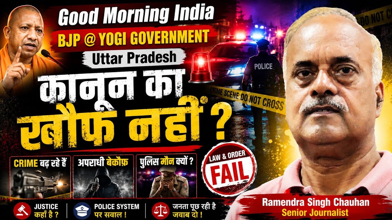 कानून का खौफ खत्म…? | System पर उठे बड़े सवाल | Crime, Police System Fail Ya Criminals Powerful..?